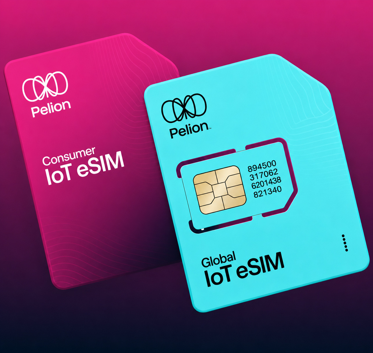Pelion consumer and global IoT eSIM cards