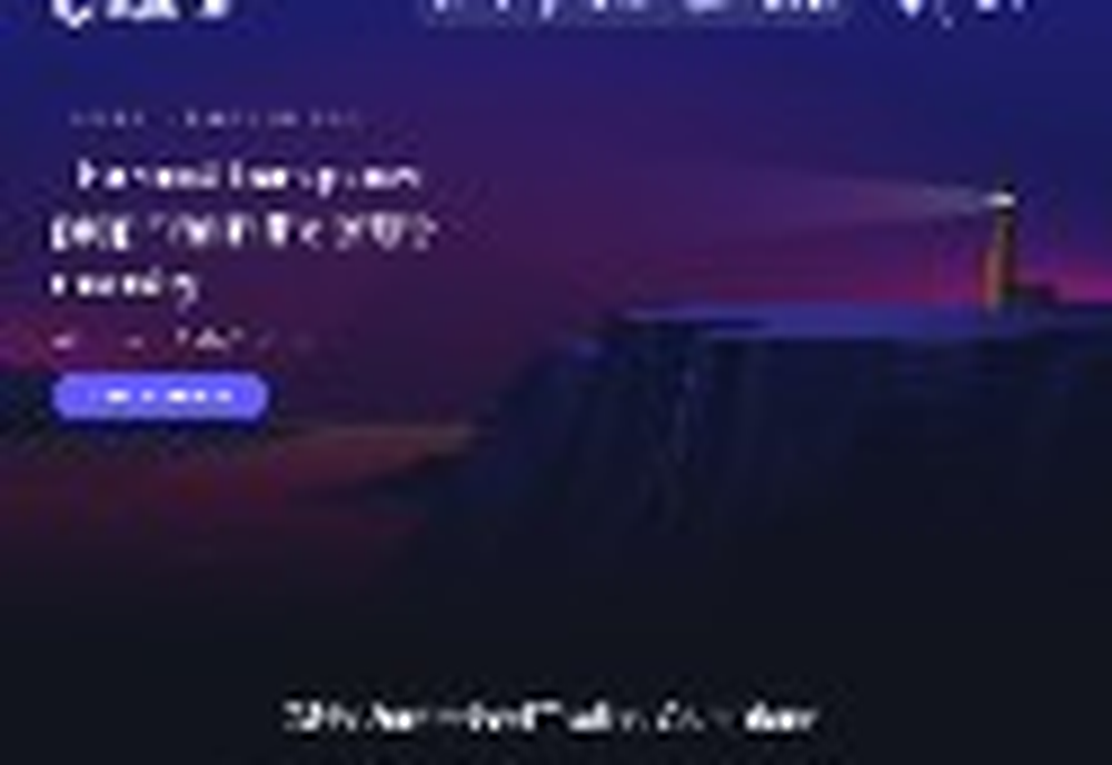 PropFirm landing page hero — cosmic lighthouse concept with headline and violet CTA